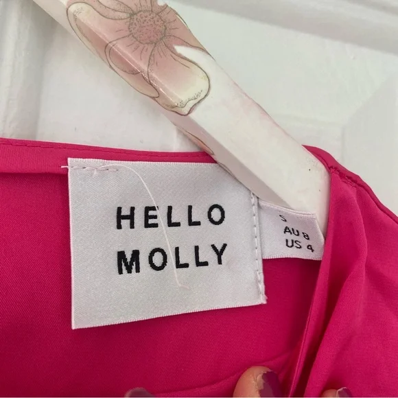 Hello Molly SWIFT AND CLEAN DRESS Fuchsia - Picture 9 of 10